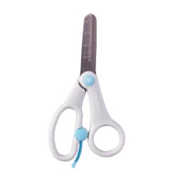 Children's scissors with rounded tips - blue-gray
