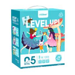 LEVEL UP! 05 - Kouzelný svět puzzle 3v1 verze 2022