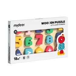Chiffres – Puzzle à encastrer, 15 pièces