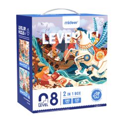 LEVEL UP! 08 - Magické příběhy puzzle 2v1