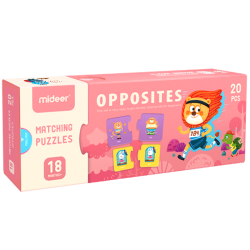 Les contraires – Puzzle d’association, 20 pièces