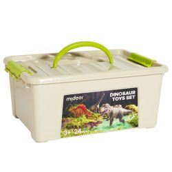 Coffret de collection – Dinosaures, 24 pièces